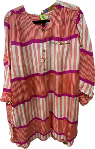 Poppy Pink Stripe Dress