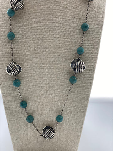 Love Knot Turquoise Necklace