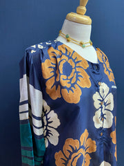 Goa Flower Silk Dress