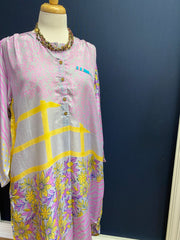 Ajmer Flower Silk Dress