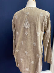 Embroidered Linen Tunic